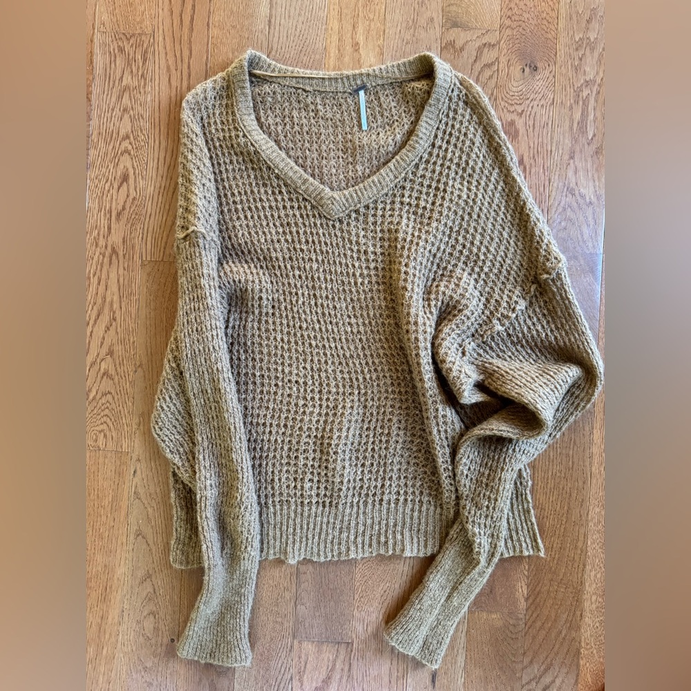 Free People Oversized Knit Sweater